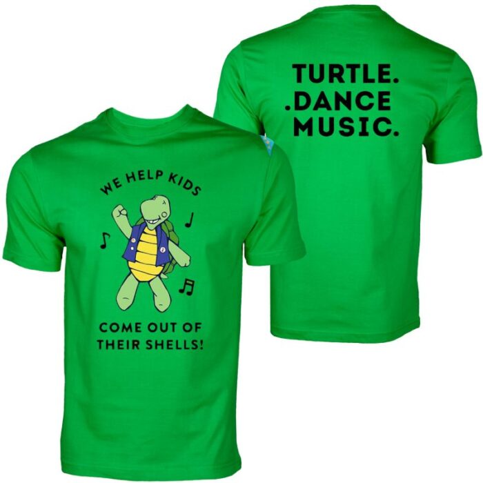 Turtle dance music XL longsleeve & shortsleeve t-shirt package.