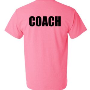 Lady wolves pink t-shirt back