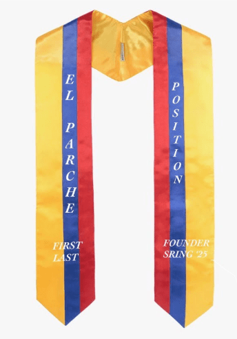 Custom EPA CSA graduation stoles x 5