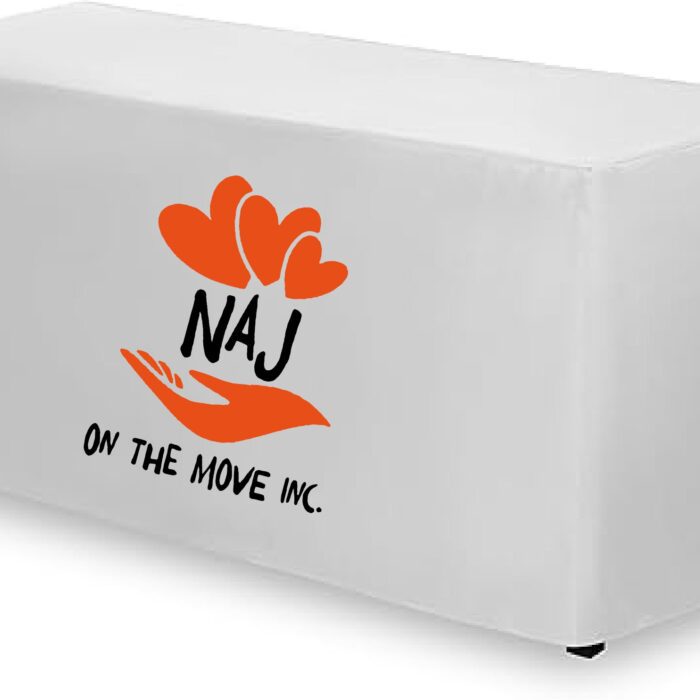 NAJ on the move 6ft tablecloth package.