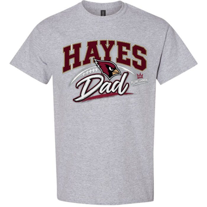 Hayes Dad athletic grey t-shirt