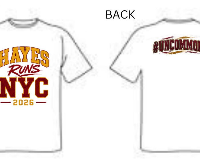 Hayes Runs NYC t-shirts